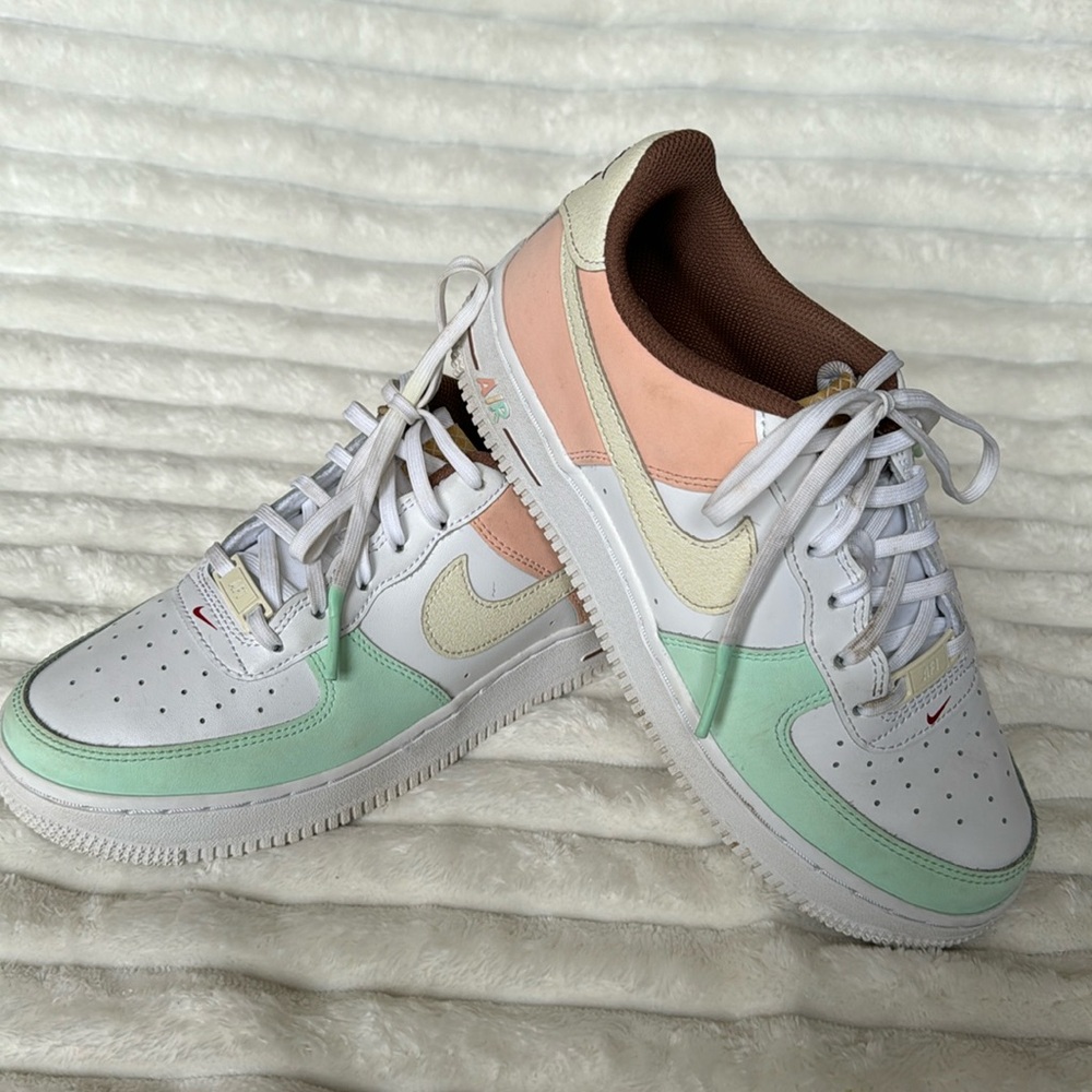 Nike Air Force 1 LV8 Ice Cream Sneakers Big Kid 5.5Y EUC
